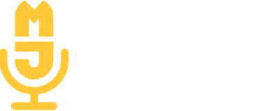 Maciej Janas - Usługi Lektorskie Logotyp studia nagraniowego. Maciej Janas - Usługi Lektorskie