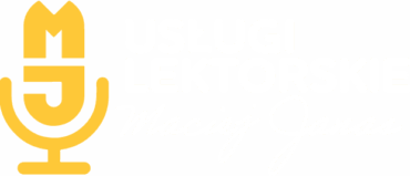 Maciej Janas - Usługi Lektorskie Logotyp studia nagraniowego. Maciej Janas - Usługi Lektorskie